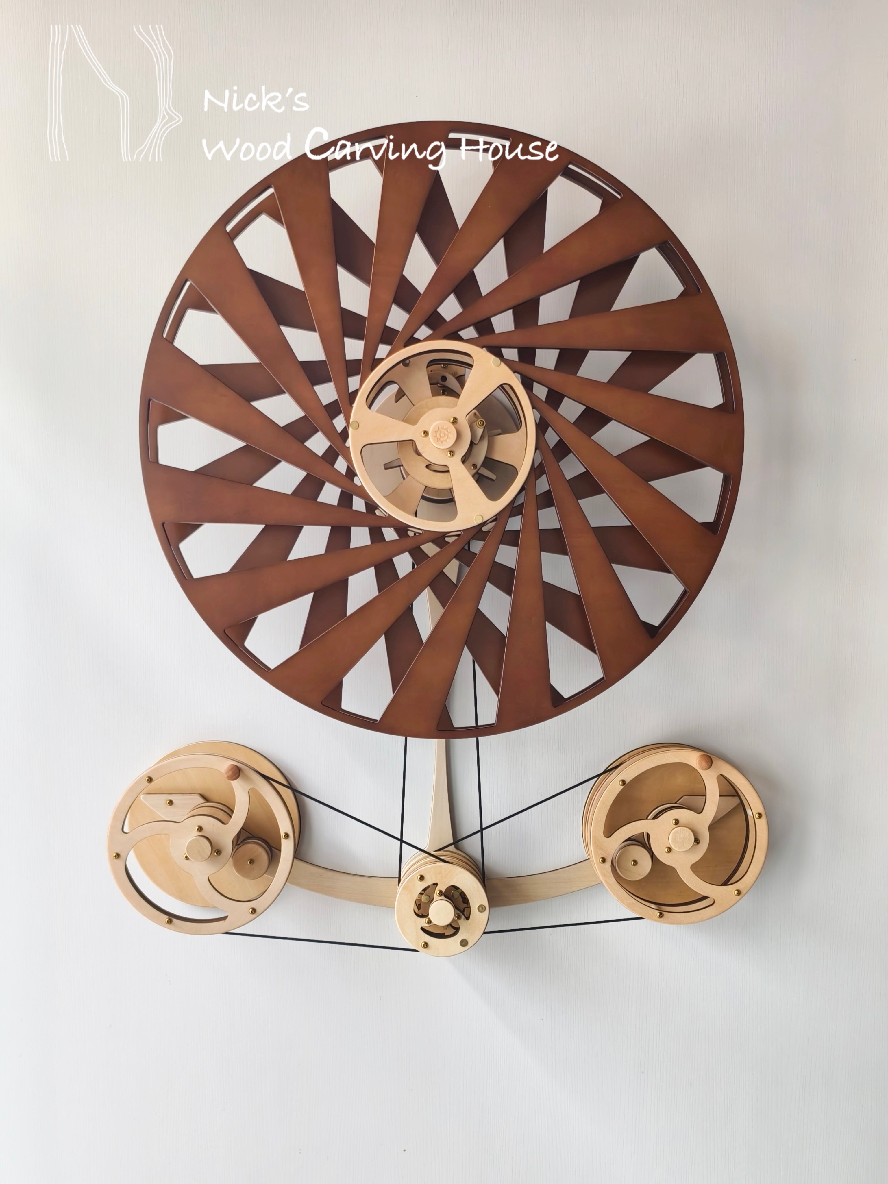 Time Tunnel | Wooden Kinetic Sculpture