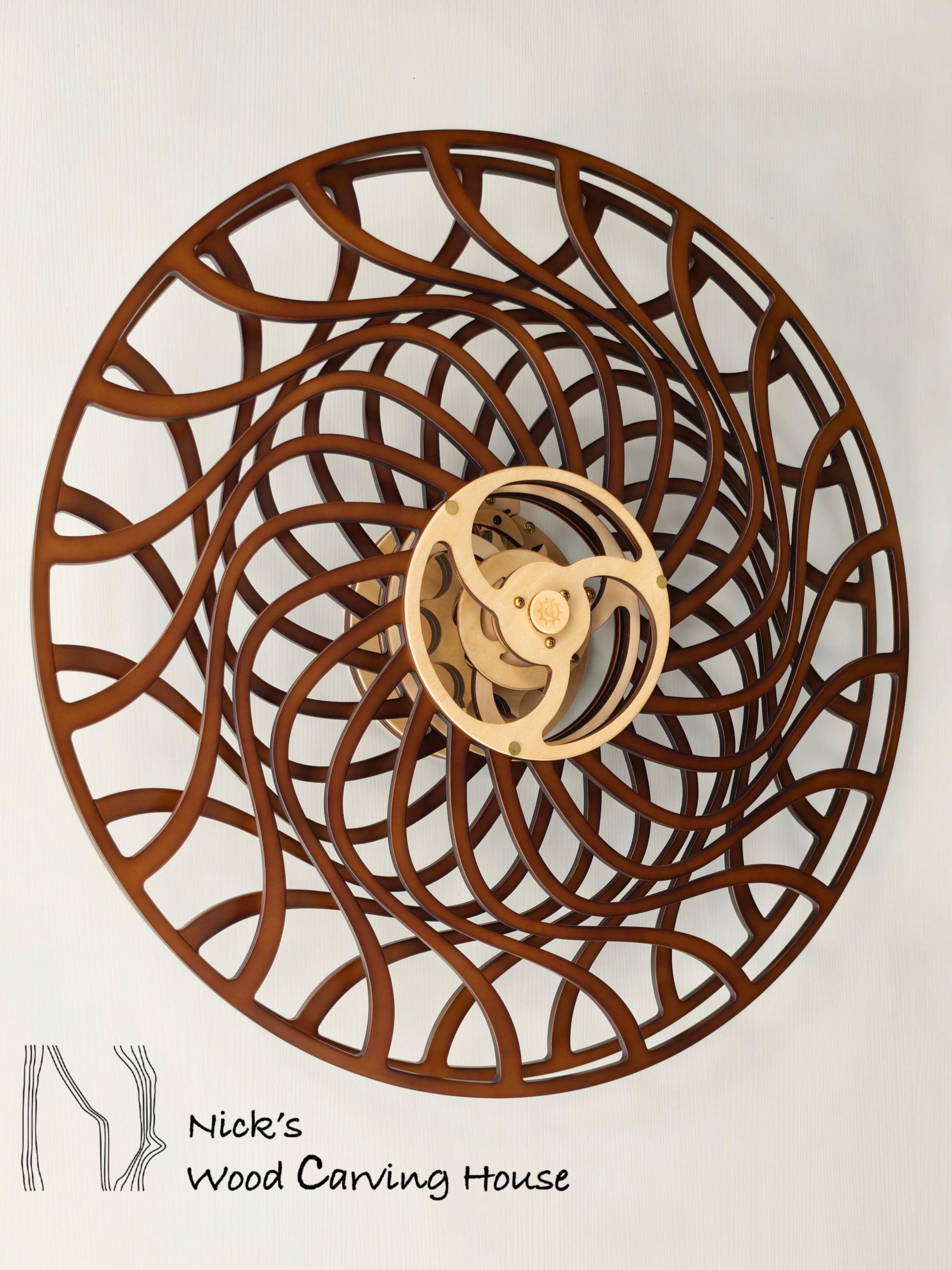 Surge | Wooden Kinetic Sculpture