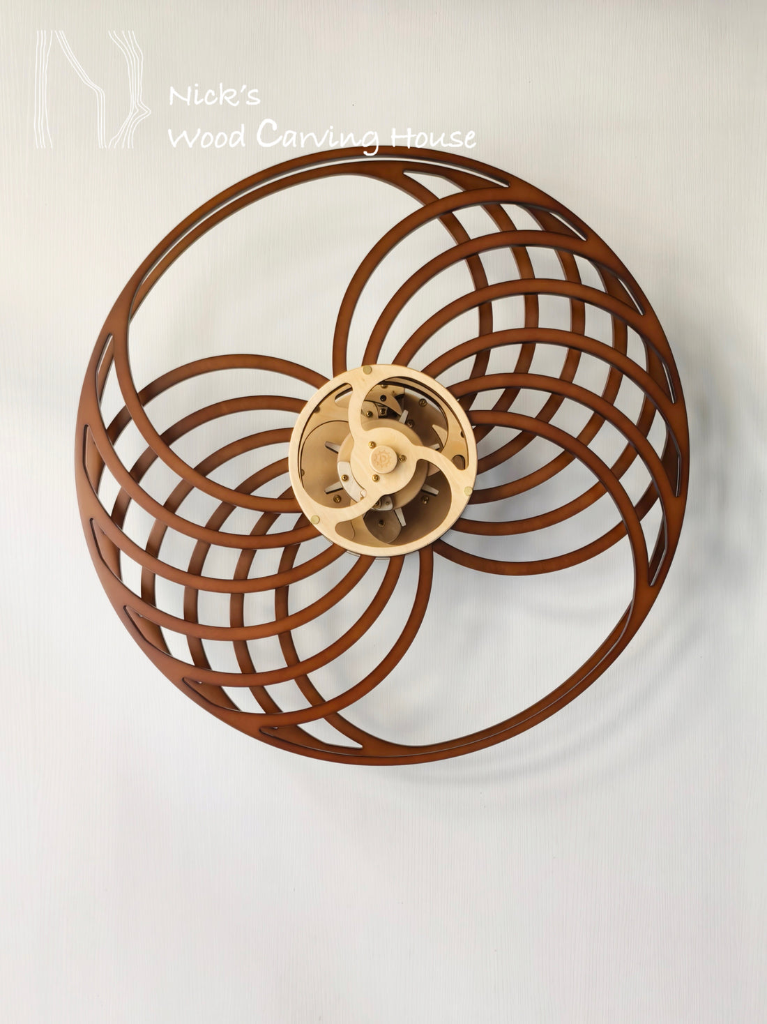 Intertwine | Wooden Kinetic Sculpture