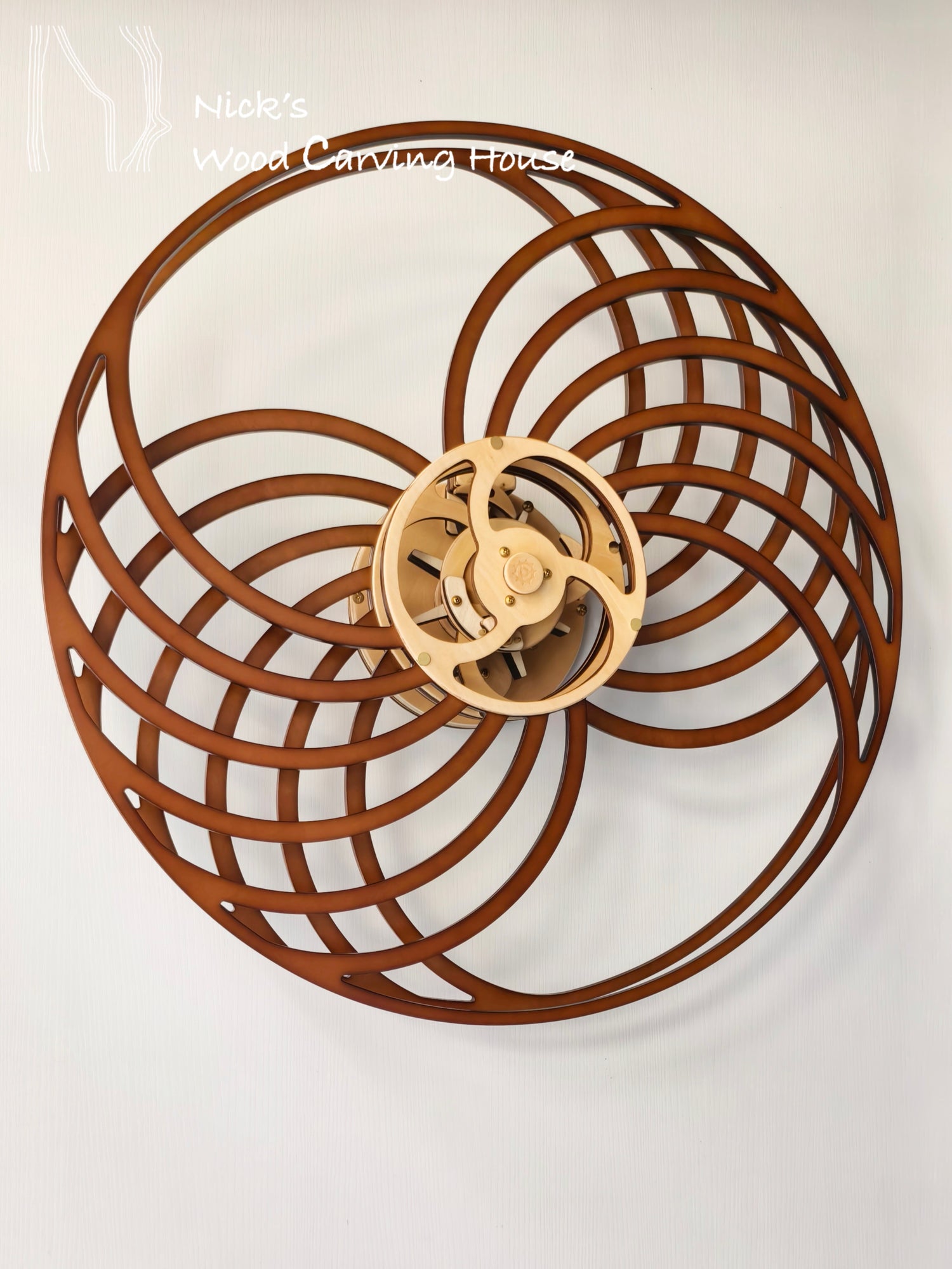 Intertwine | Wooden Kinetic Sculpture