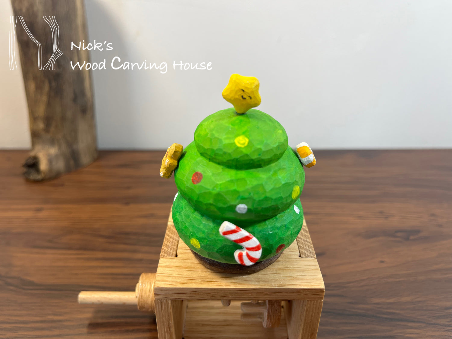 Handmade Christmas Tree Automata