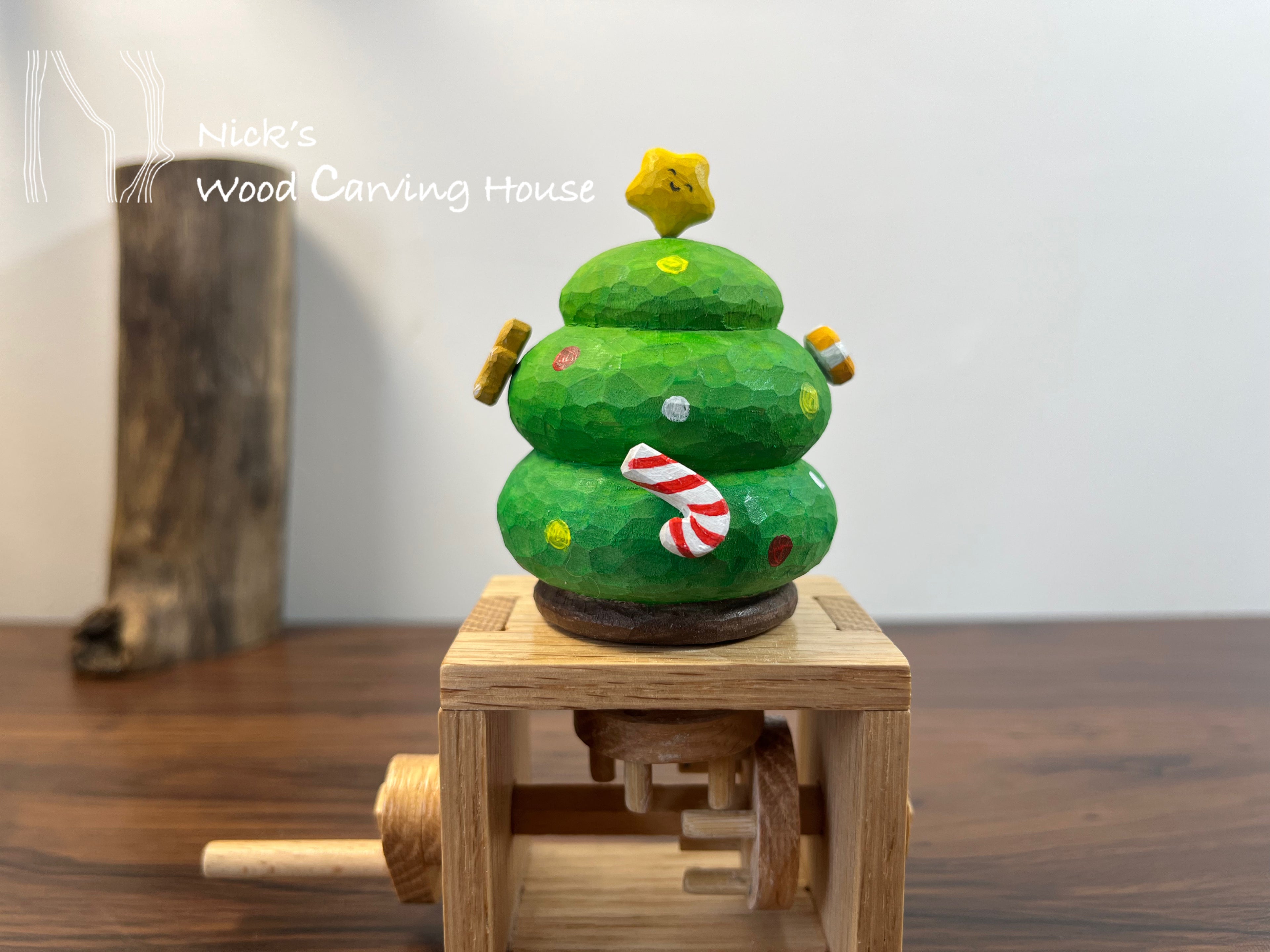 Handmade Christmas Tree Automata