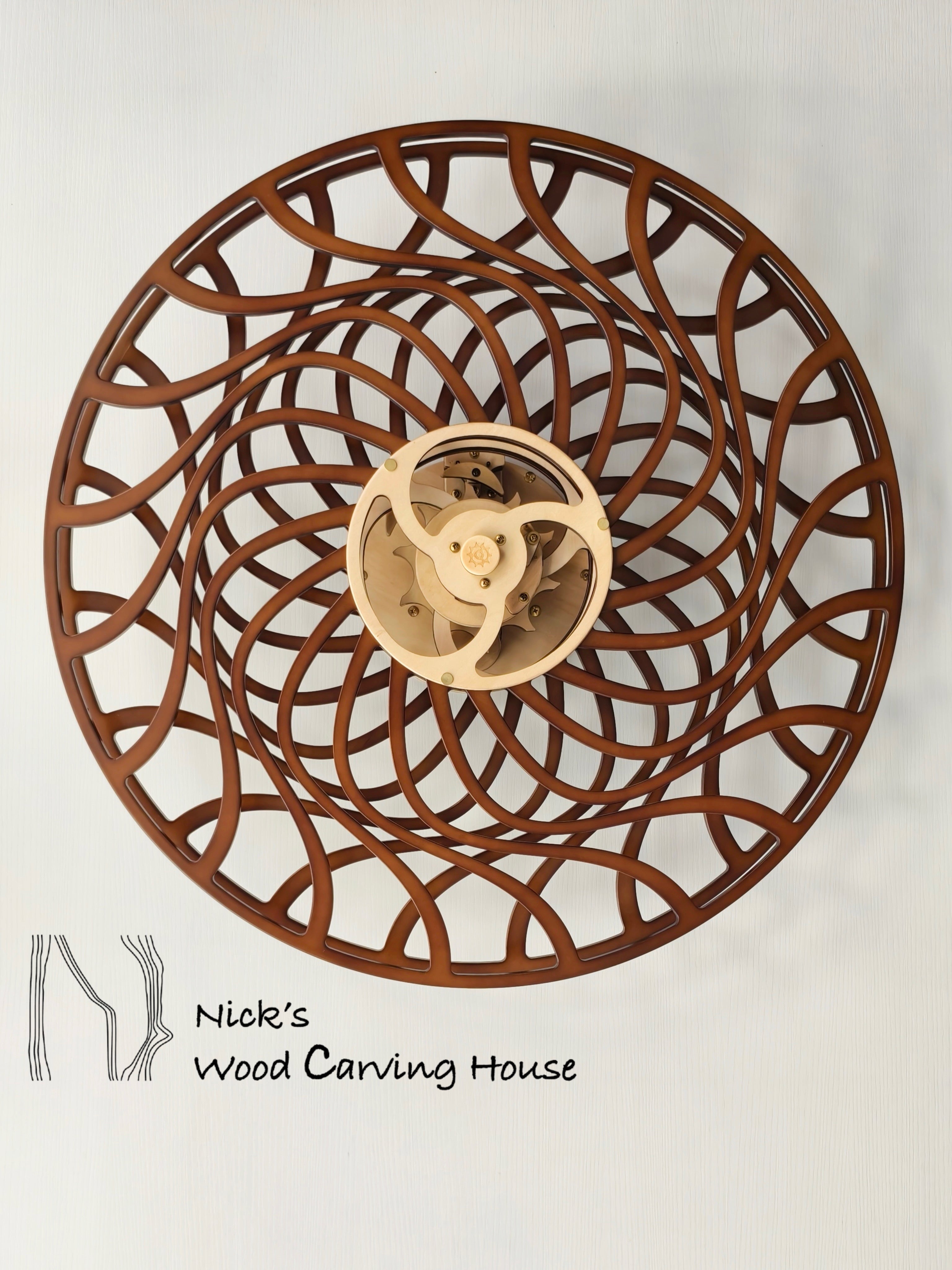 Surge | Wooden Kinetic Sculpture