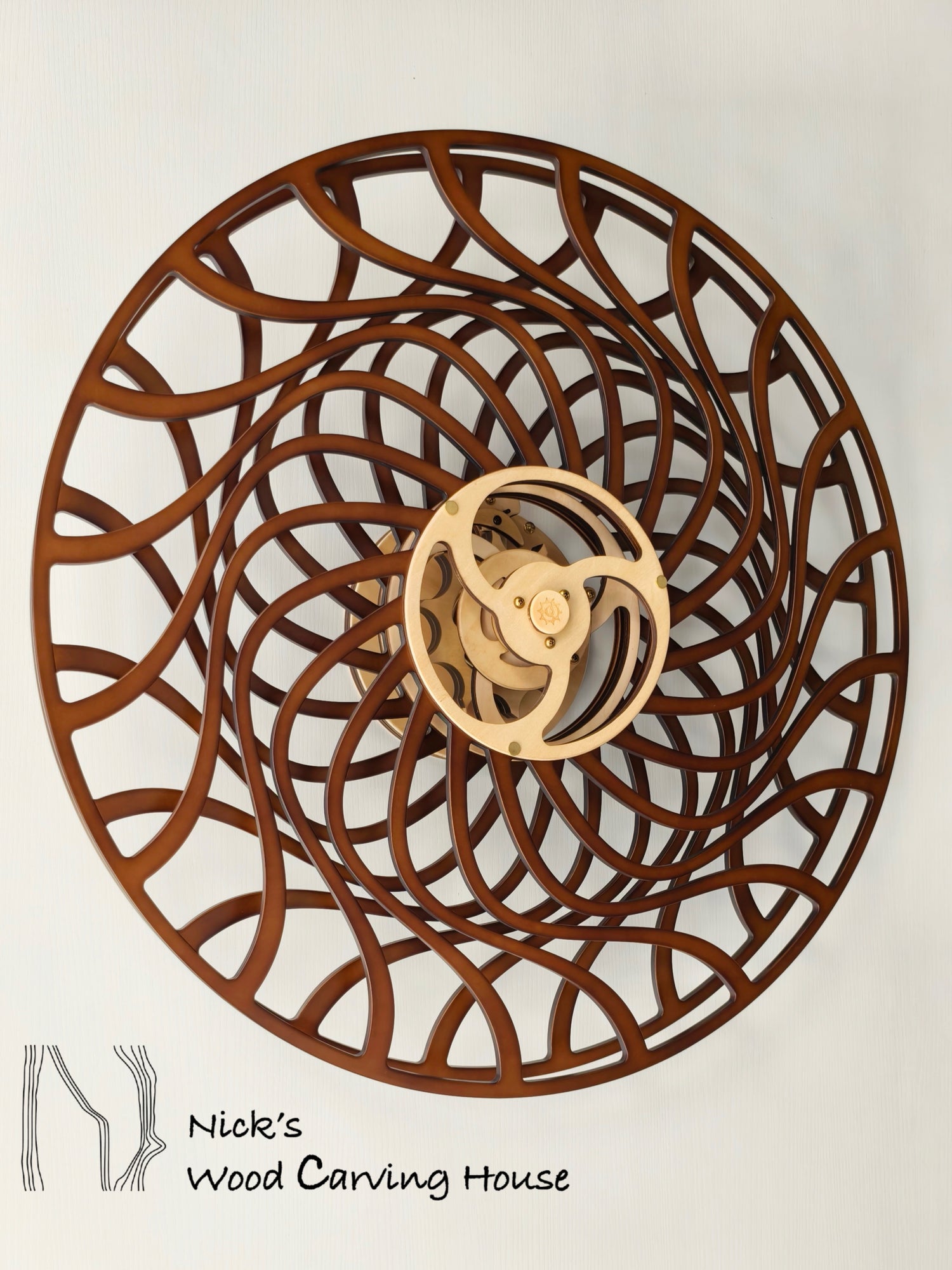 Surge | Wooden Kinetic Sculpture