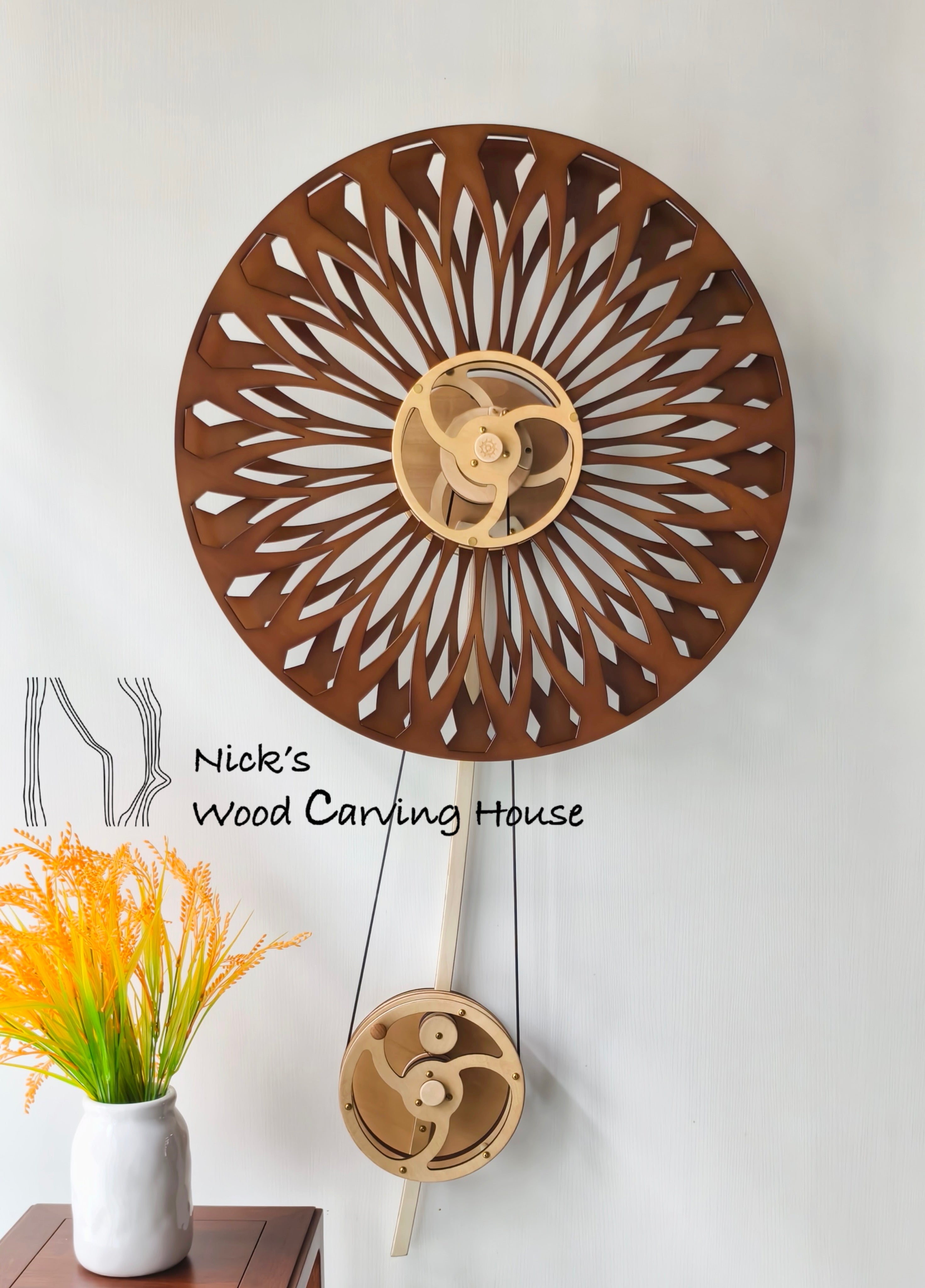 Dandelion | Wooden Kinetic Sculpture
