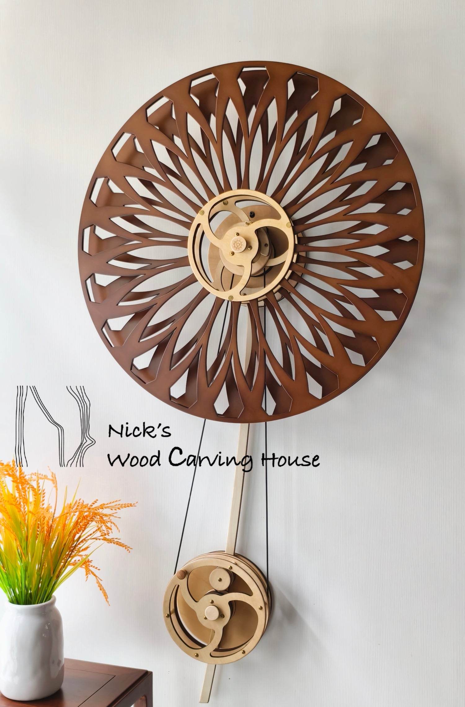 Dandelion | Wooden Kinetic Sculpture