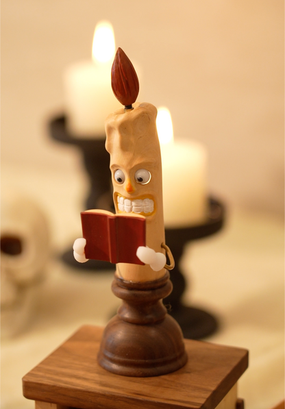 Handmade Wooden Candle Automaton
