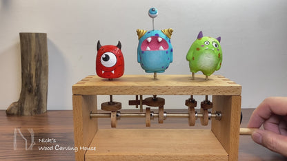 Three Monsters Automaton