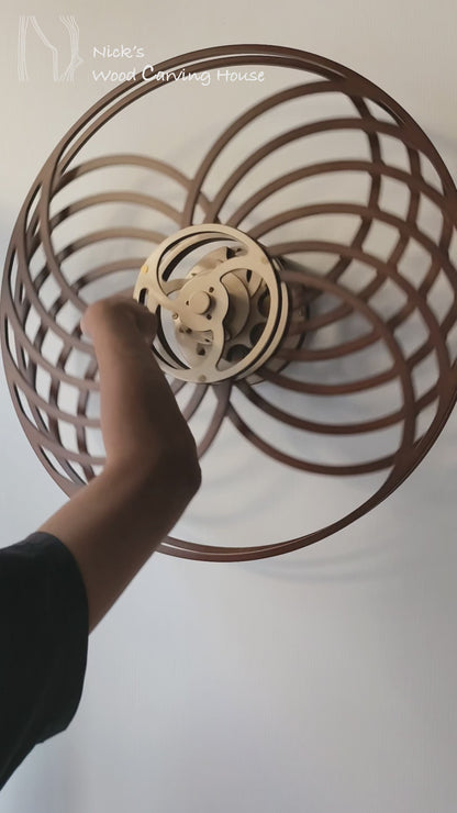 Intertwine | Wooden Kinetic Sculpture
