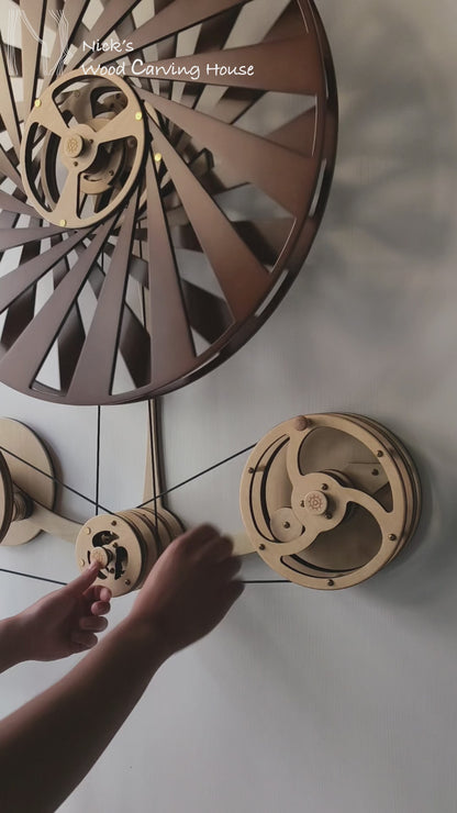Time Tunnel | Wooden Kinetic Sculpture